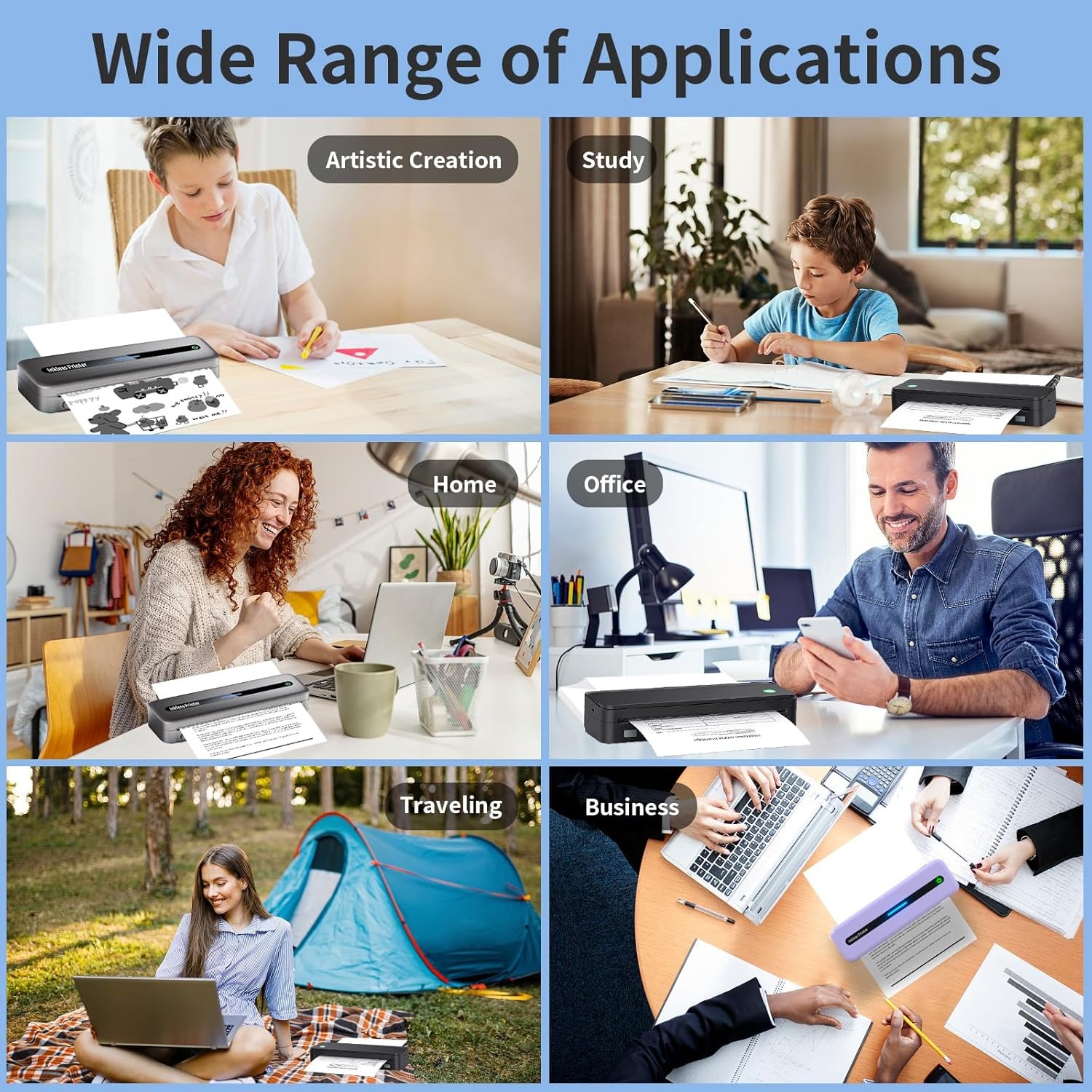 100-200 Sheets A4 Thermal Printer Paper 8.5" x 11" US Letter Size for M08F M834