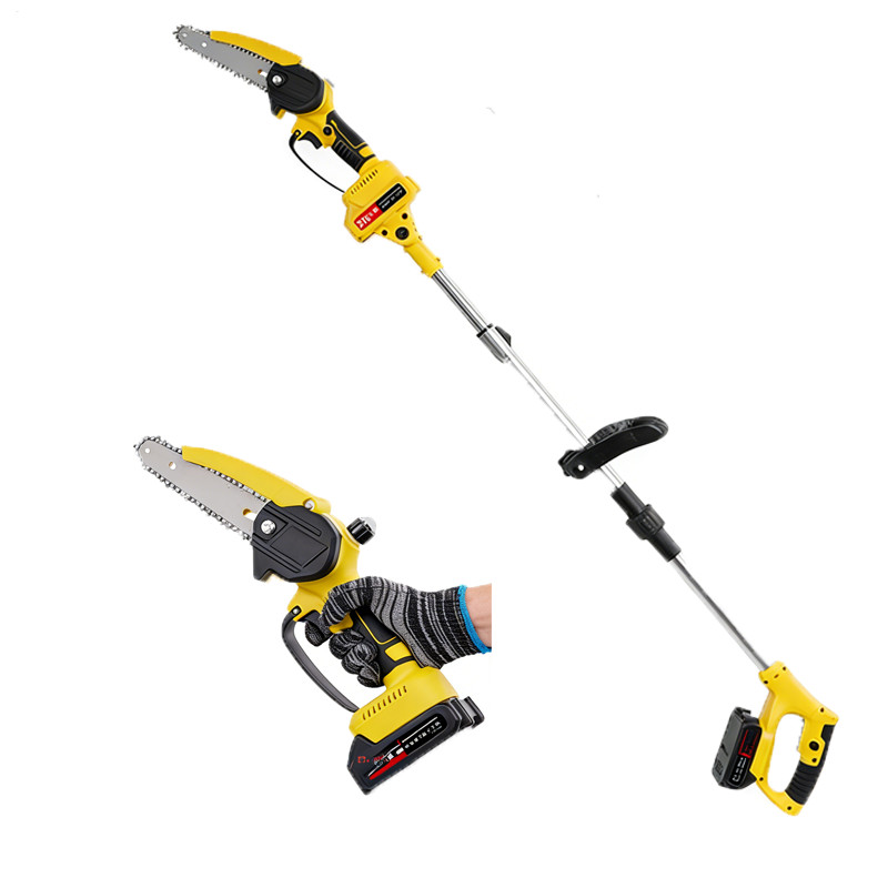 Telescoping High Pole Chainsaw Pruning Electric Pruner Garden Tree Branch Saw