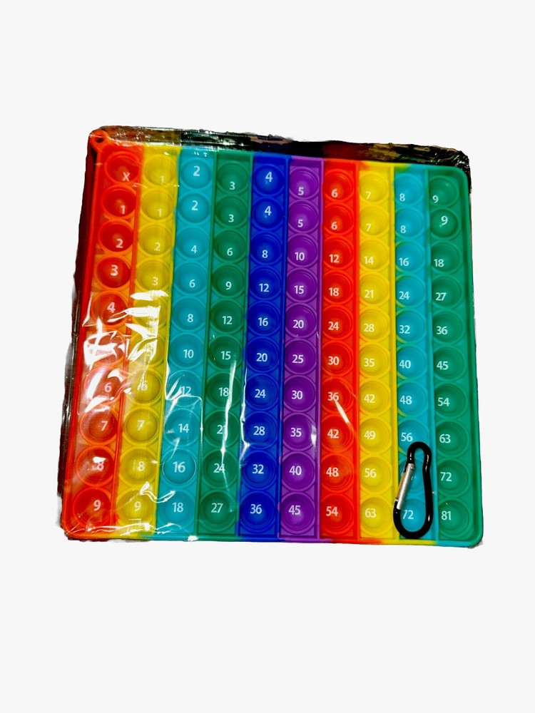 Multiplication/Addition Chart Pop It With Magnet