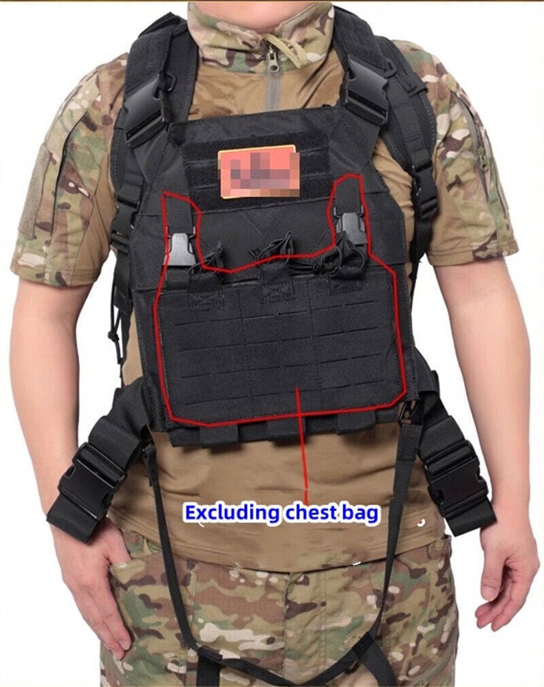 NEW Tactical Vest Function Combination Backpack Invisible Molle Quick Attack Bag