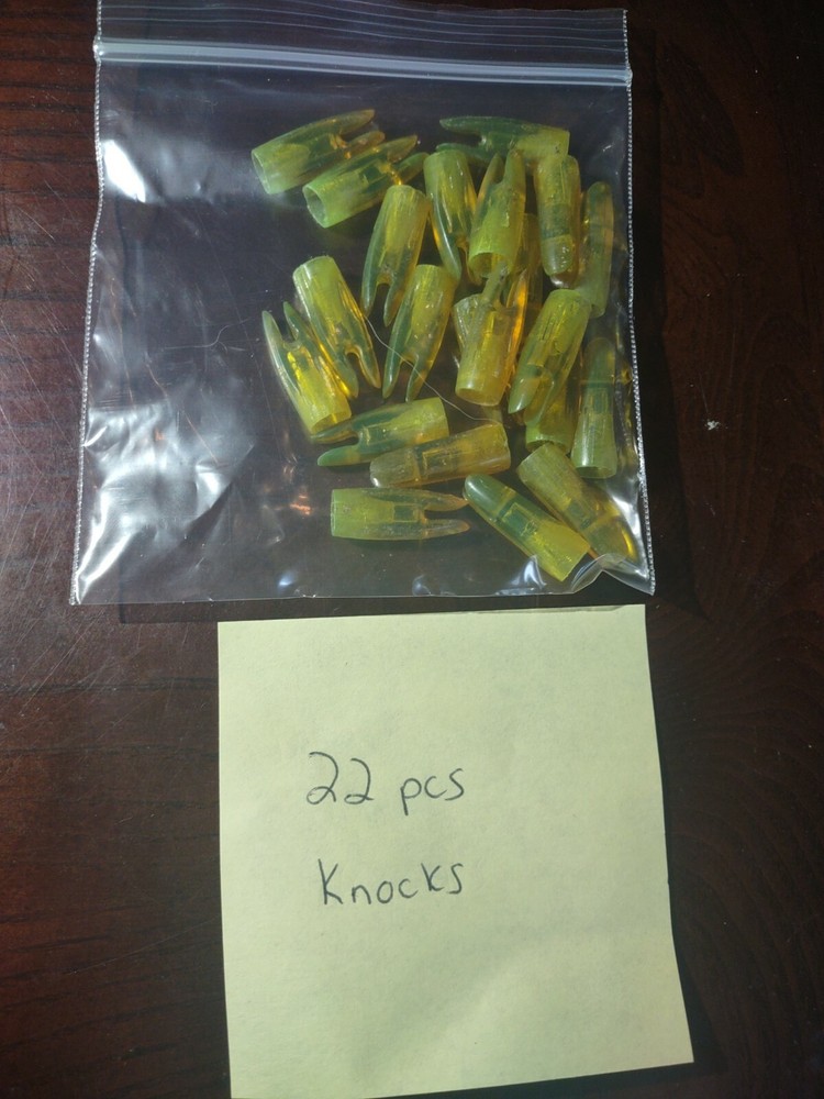 22 Pcs Nocks Yellow