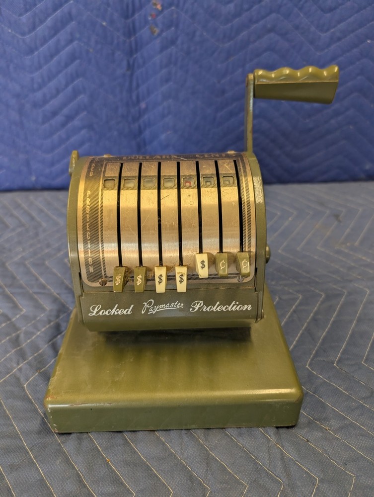 PAYMASTER SERIES X-550 CHECK WRITER 7 COLUMN