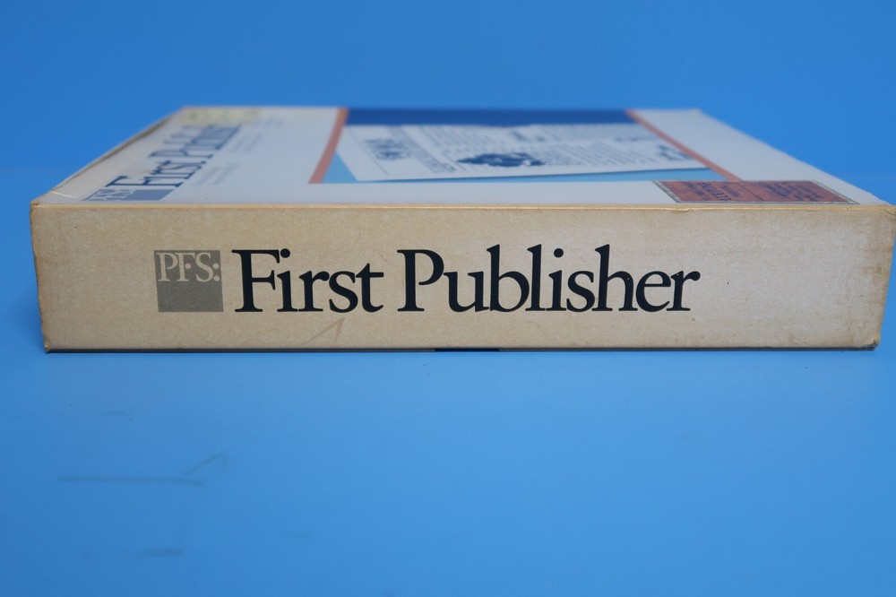 First Publish IBM Desktop Publishing Computer Program Software 5.25" Floppy Disc