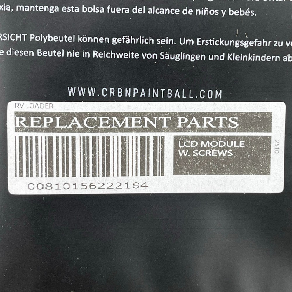 NEW CRBN DRV LCD Module w/ Screws