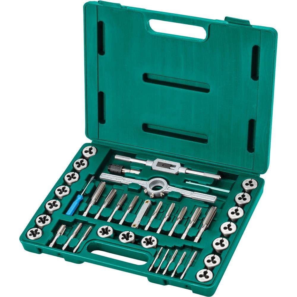 T34075 40-Pc. Metric Tap & Die Set