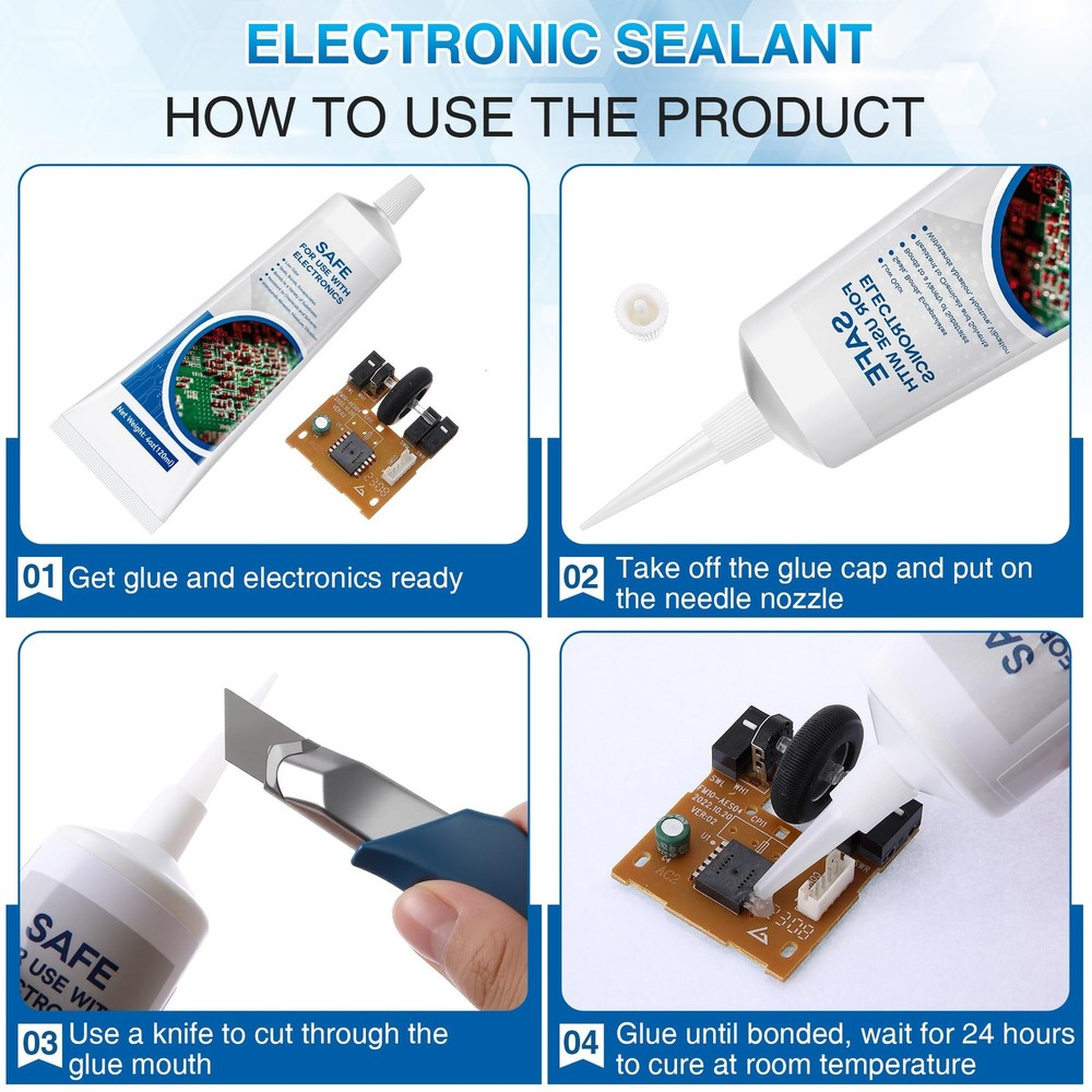 4 oz/120 ml Conformal Coating for Electronics, Waterproof Silicone Clear