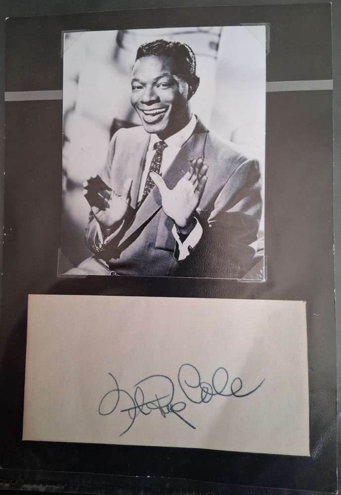 Nat King Cole Autograph
