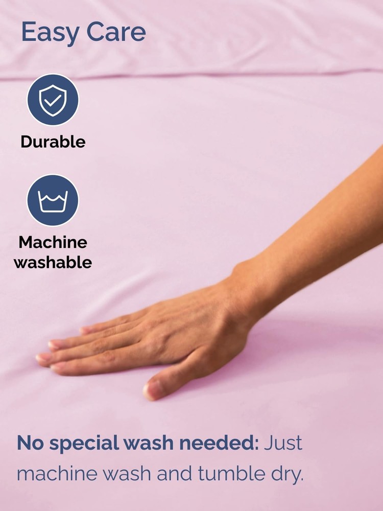 Extra Deep Twin Fitted Sheet - Hotel Luxury Single Fitted Sheet Only - Easily...