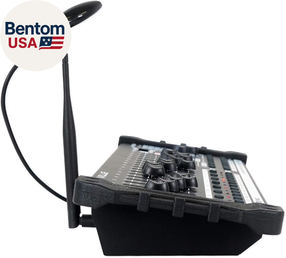 ROCKFORCE W4 384 Channel Wireless DMX Lighting Controller, MIDI Control, Built-I