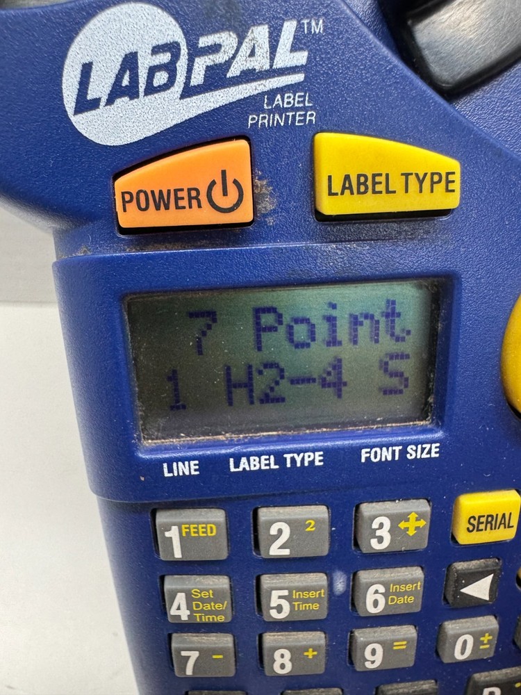 Brady LabPal 3/8” Handheld Label Printer LCD Display for Cable Labeling Untested