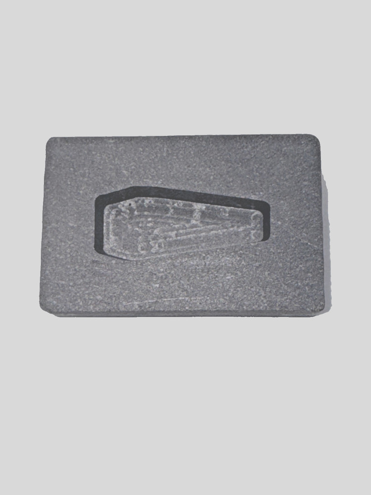 Graphite Ingot Mold for Casting 1 oz Silver Coffin