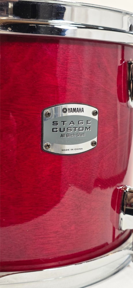 Yamaha Stage Custom All Birch Shell 12" Tom -Cherry Red Lacquer Finish