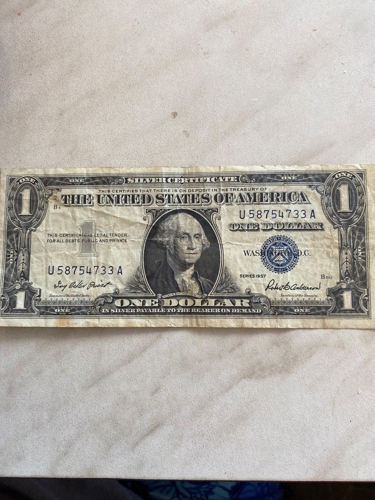 Series 1957 $1 Dollar Silver Certificate Uncirculated