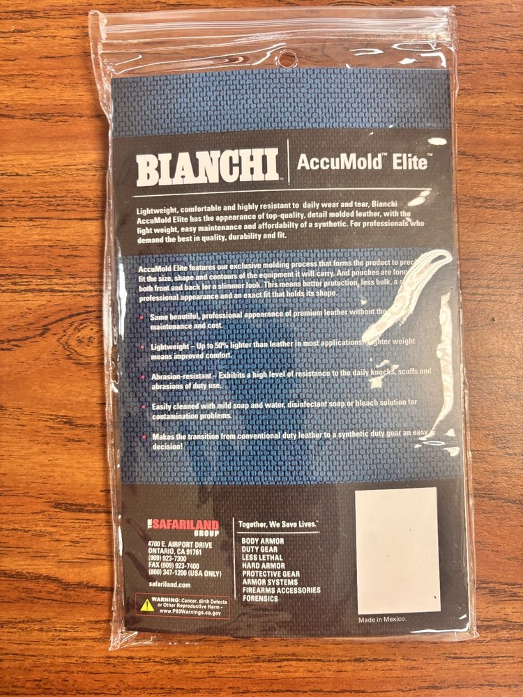 Bianchi Belt Keepers Plain Black 4 Pack-Plain Model 7960