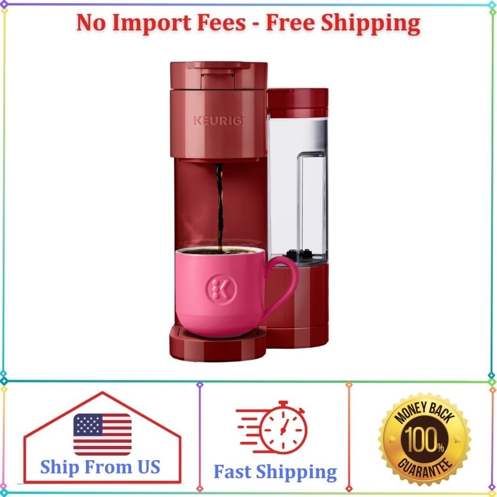 Keurig K-Express Essentials Red Single-Serve K-Cup Pod Coffee Maker