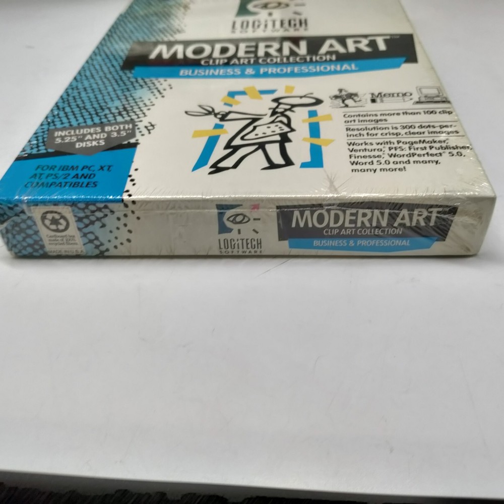 Modern Art Clip Art Collection Logitech Software Sealed NEW