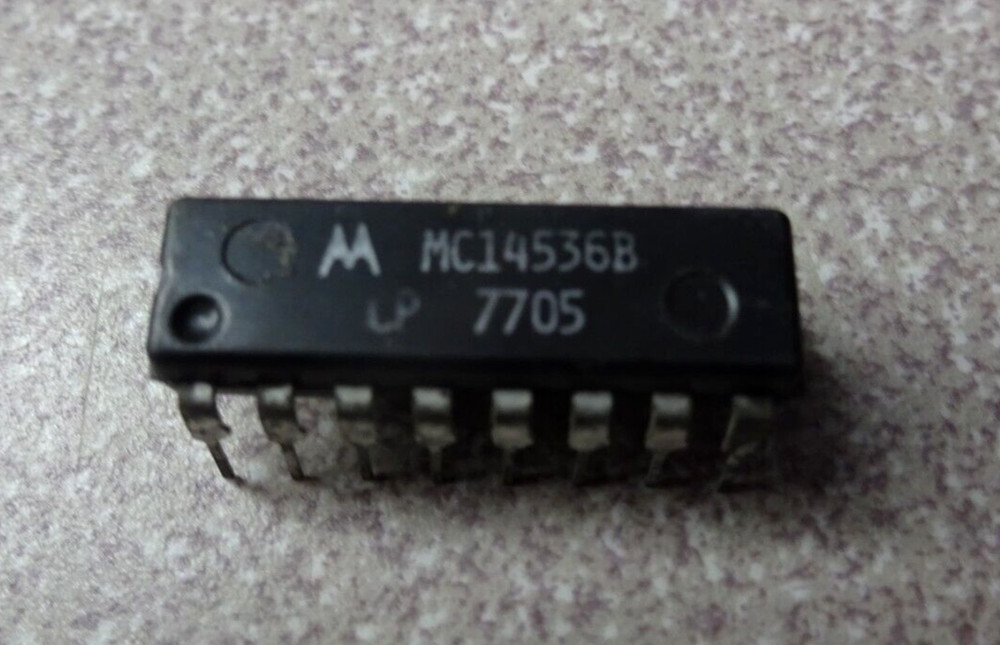 MC14536B Programmable Timer , DIL DIP IC Lot of 5