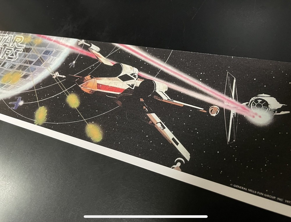 STAR WARS First 12 Mail Away Display Stand Replacement Background *Reproduction