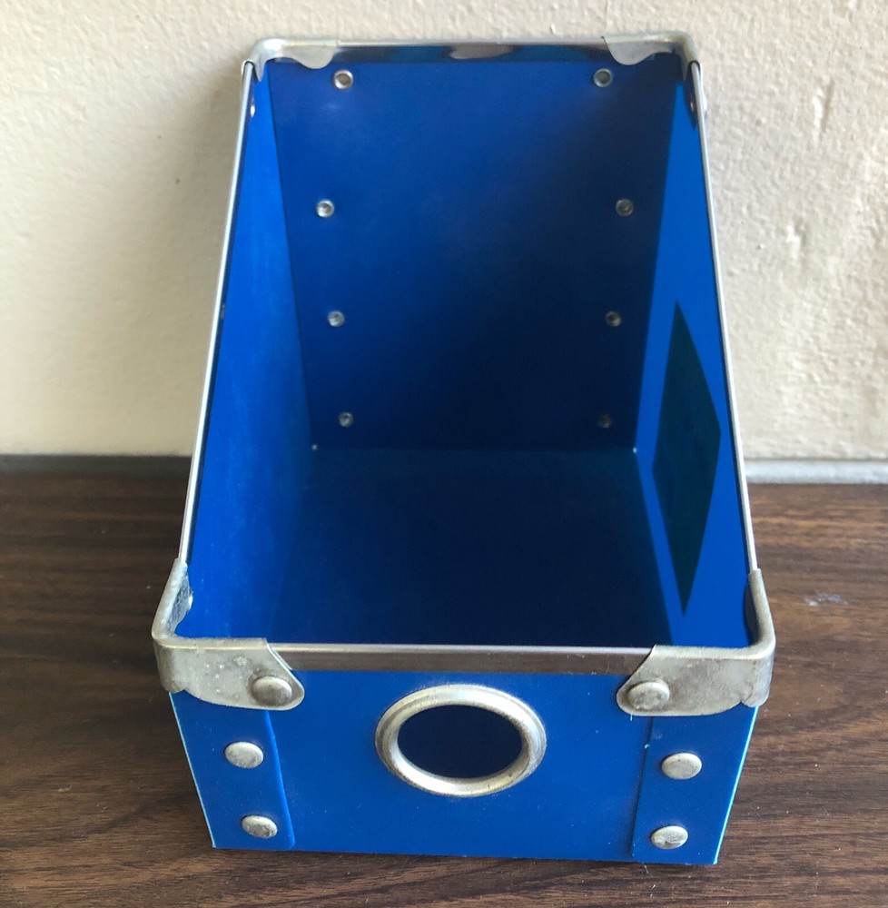 Todd Oldham Dorm Room CD File Holder Blue Plastic 2001
