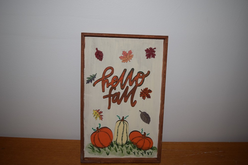 Falling Leaves Shadow Box