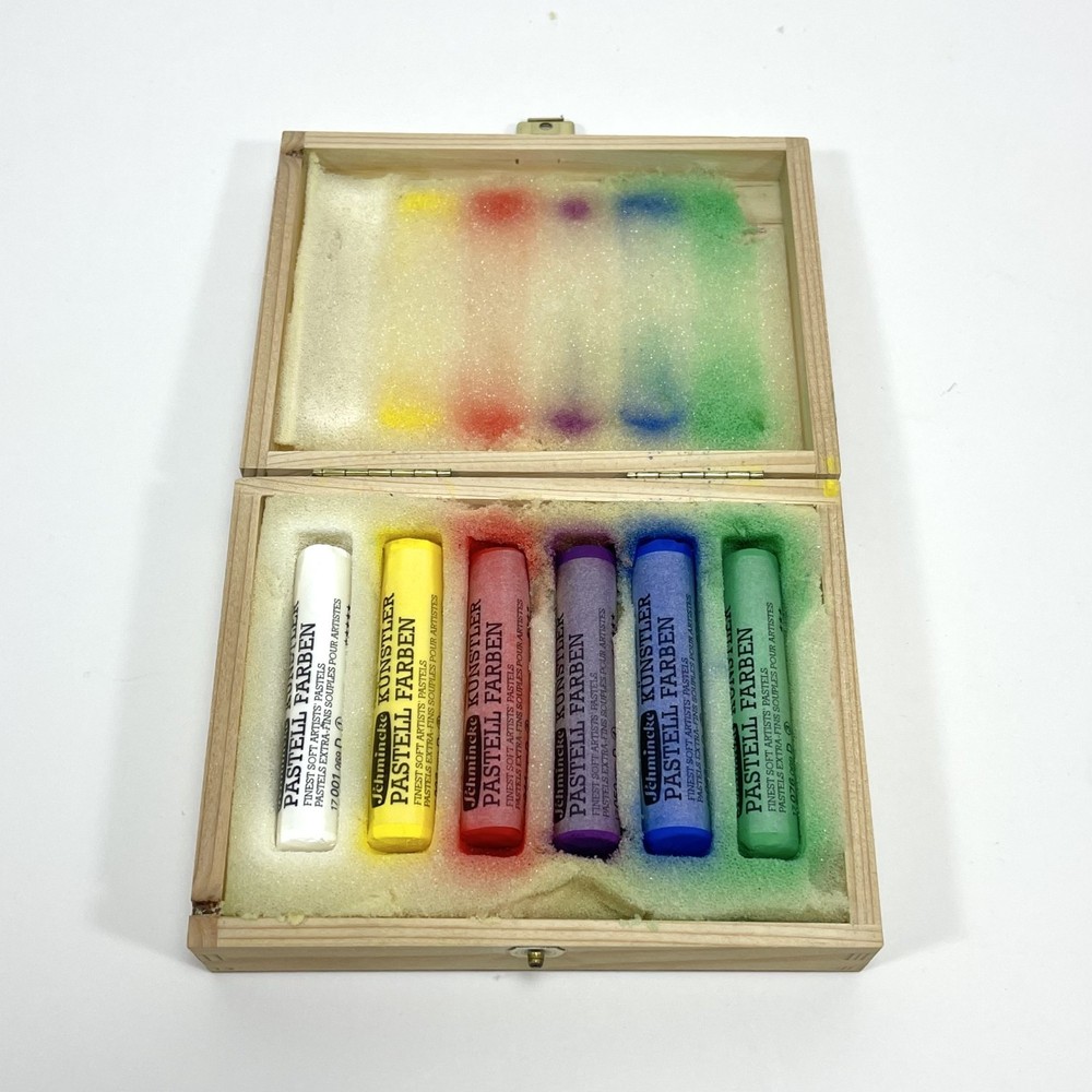 Schmincke Pastel Test Set with Wooden Case