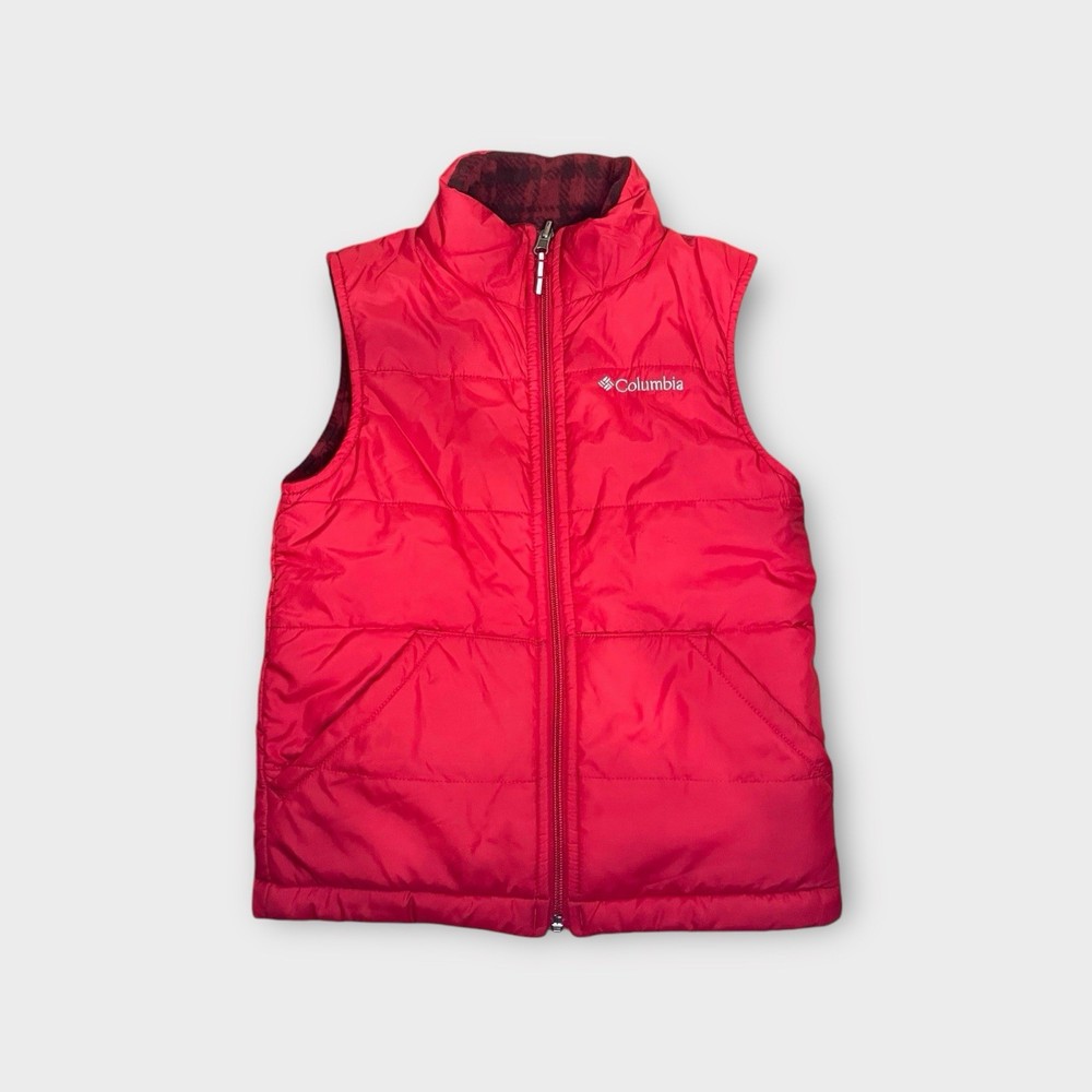 Columbia Red Reversible Vest