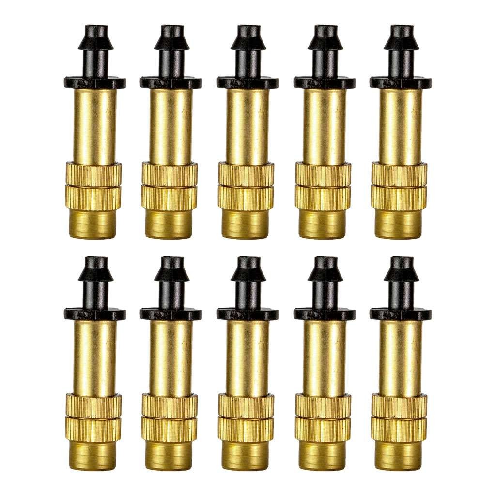 5/10/20PCS Adjustable Misting Nozzles Spray Sprinkler Set for Garden