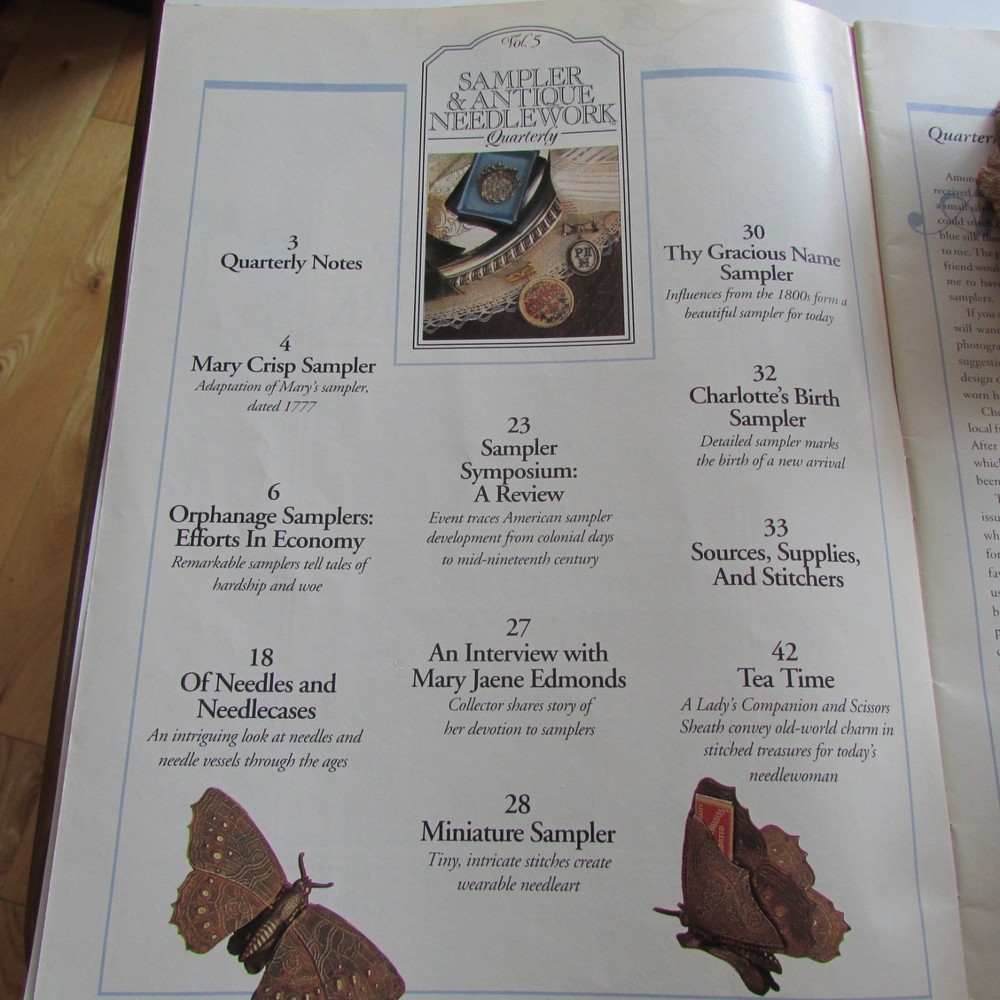 Sampler & Antique Needlework Quarterly Vol 5