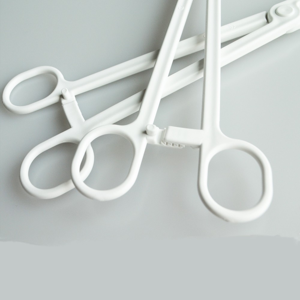 Hemostatic Forceps Dental Surgical Tools Scissors Curved Tip 9.45"