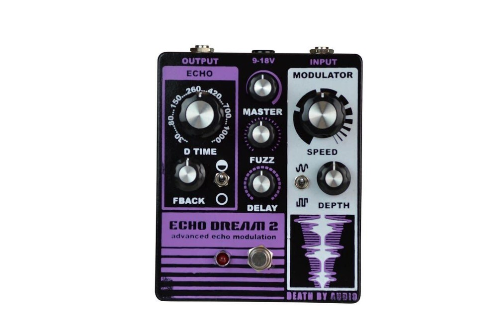 Death by Audio Echo Dream 2 Delay Pedal with Fuzz and Modulation