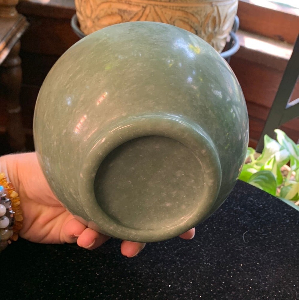 Green Jasper Bowl 596g