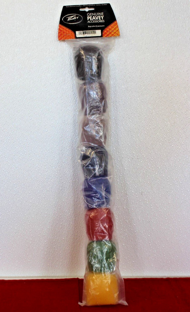 Peavey Color-Coded Windscreen 8-Pack