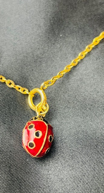 Joan Rivers Faberge Egg Charm Necklace