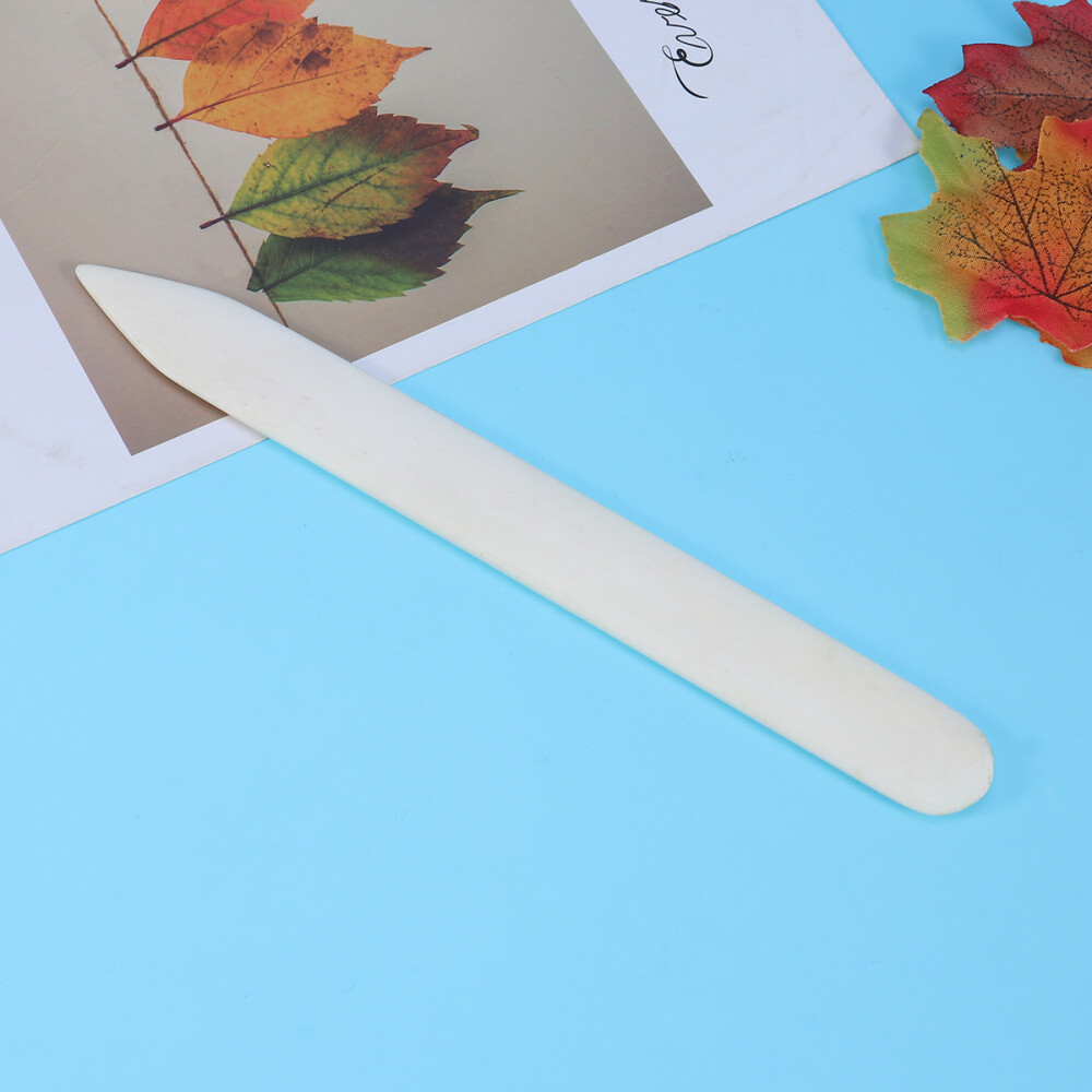 6Leather Burnishing Tool pcs Bone Folder Crafts Paper Creaser Tool