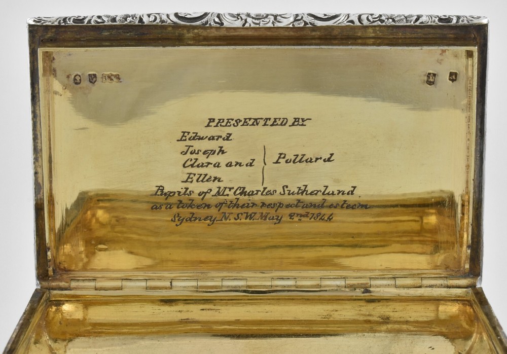 Antique William IV Scottish Solid Silver Large Snuff Box, (James Nasmyth, 1832)