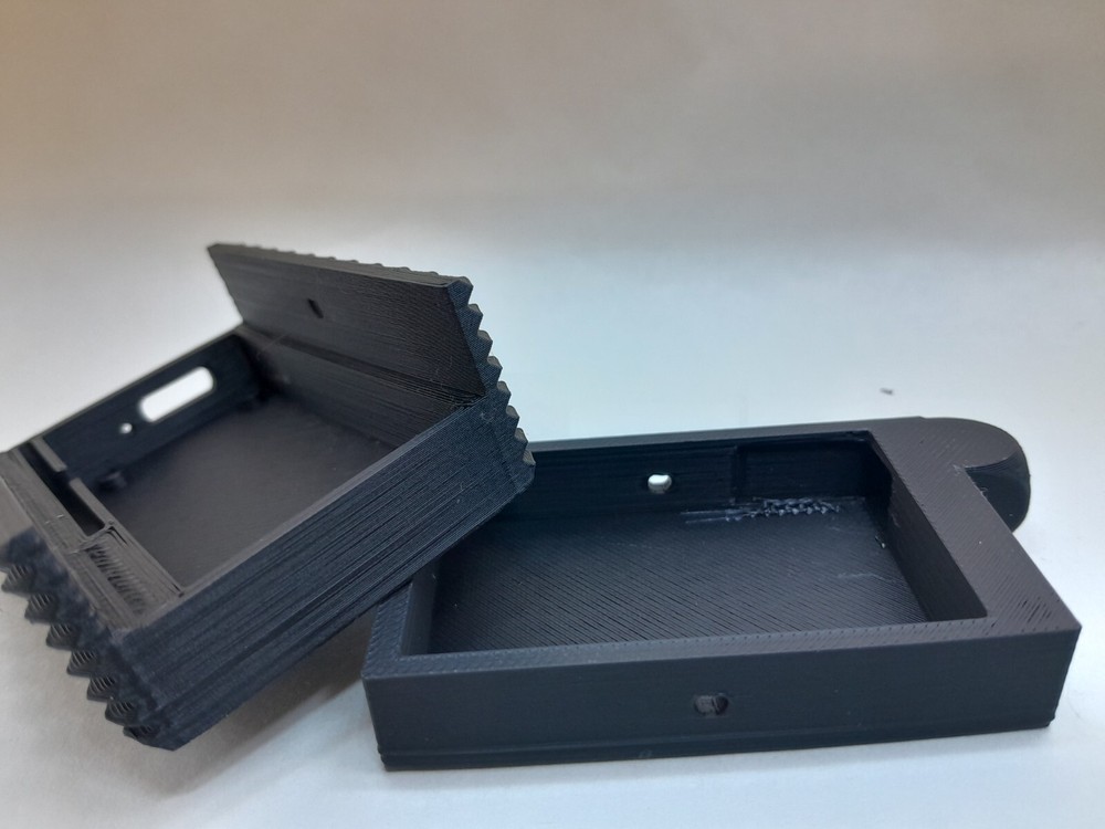 Meshtastic RAK WISBLOCK radio node case with ANTENNA . BLACK