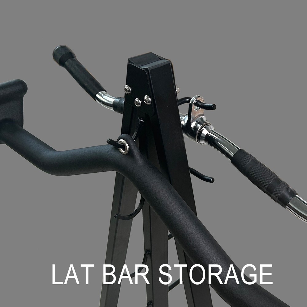 Storage Rack Lat Pulldown Attachments Stand Cable Rack for Home Gym Accessories