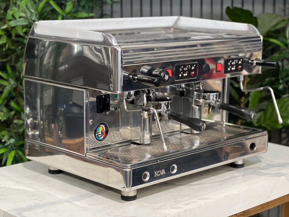 WEGA NOVA 2 GROUP COFFEE MAKER ESPRESSO COFFEE MACHINE COMMERCIAL STAINLESS