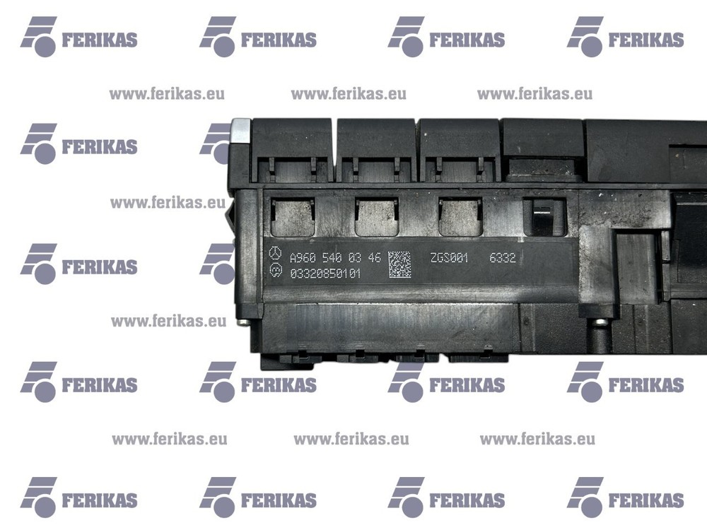 Mercedes Benz Actros MP4 warning light switch panel A9605400346