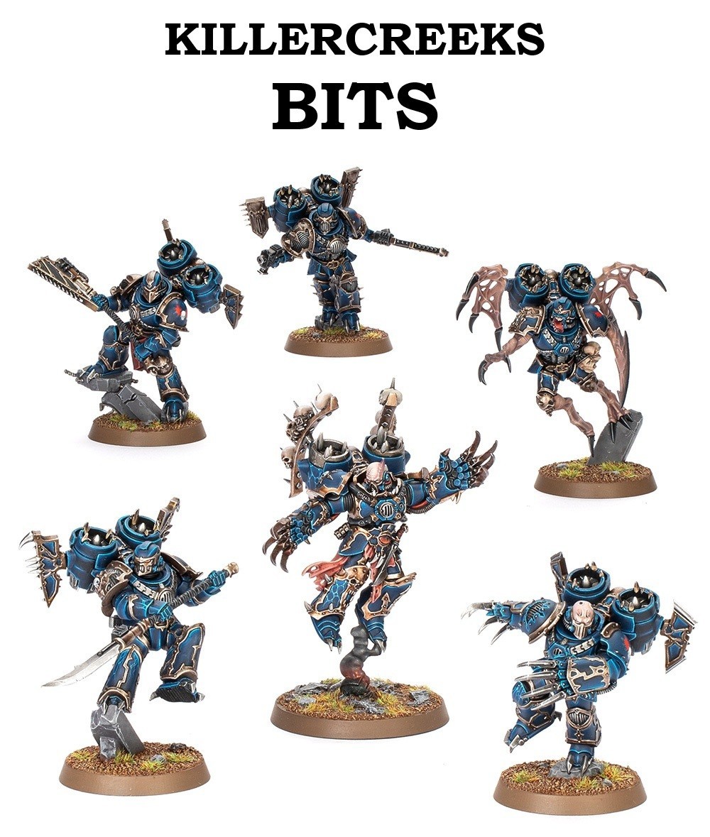40k Chaos Space Marines Murderwing & Chaos Lord Kill Team Shadowhunt Bits Bitz