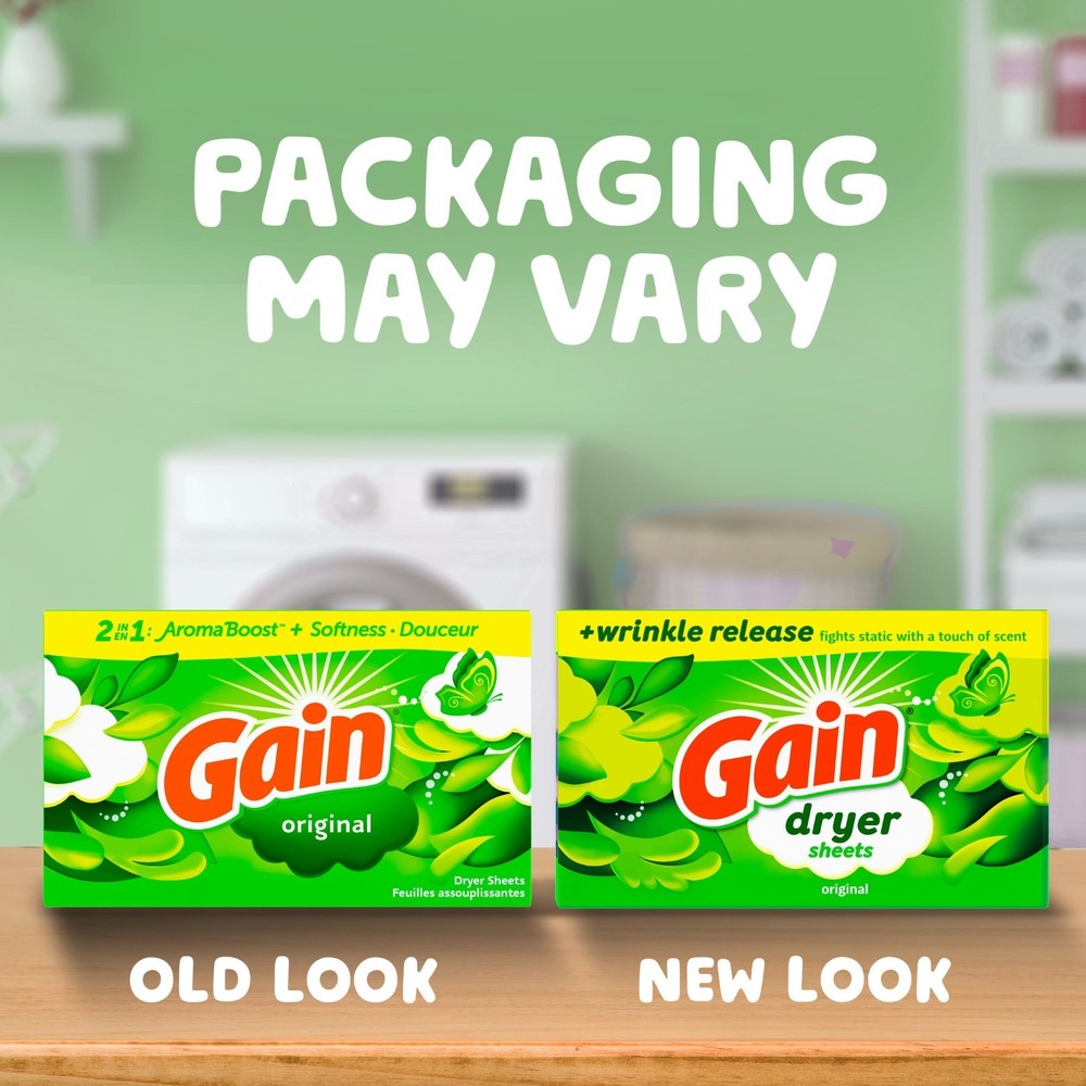 Gain Dryer Sheets, Original Scent, 240 Count