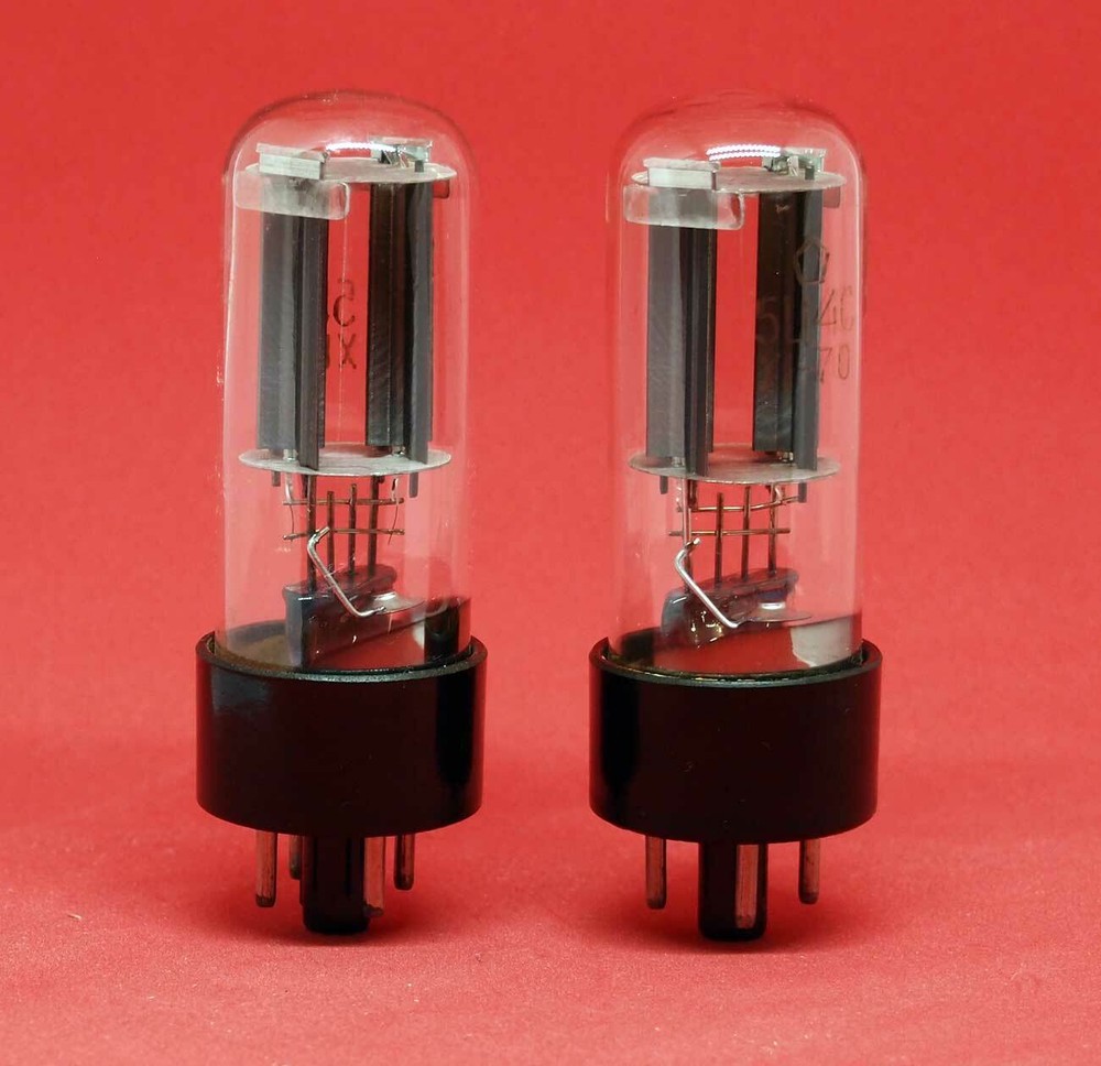 + NEW 2 x 5C4S (5Ц4С) ~  5Z4GT / 5U4C USSR Rectifier Tubes Valves = DDP