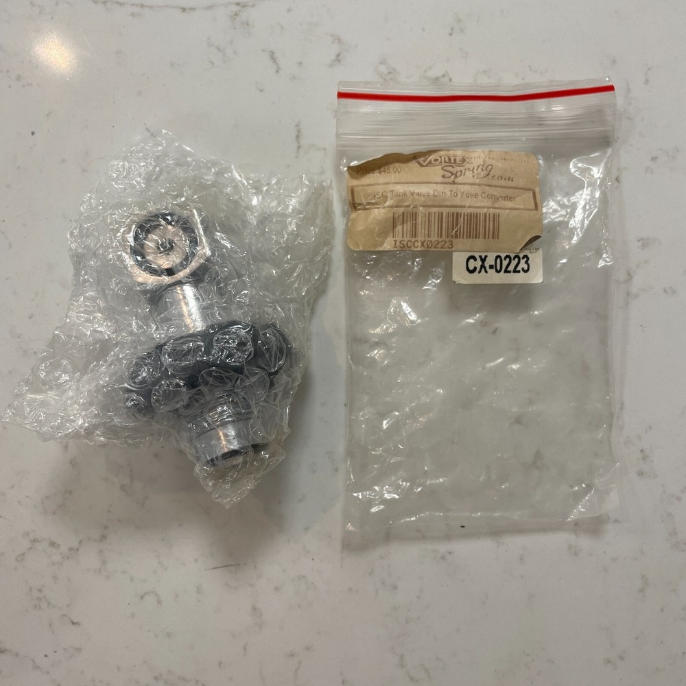 ISC Tank Valve Din to Yoke Converter
