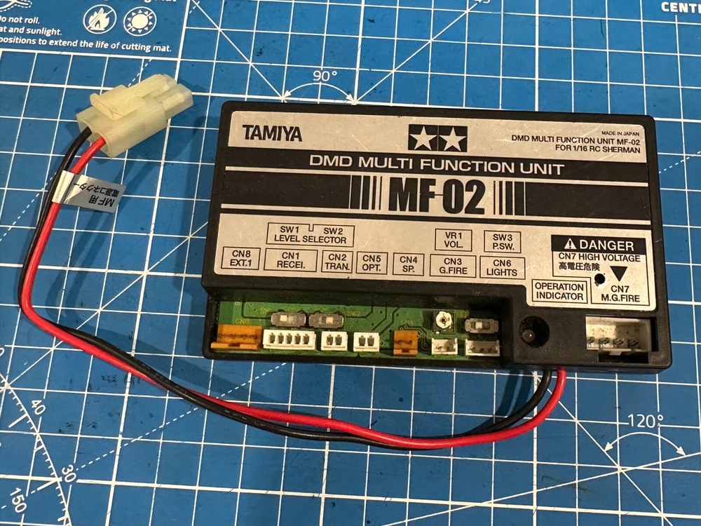 Tamiya DMD Multi Function Unit MF-02 for 1/16 RC Sherman Tank, NEW