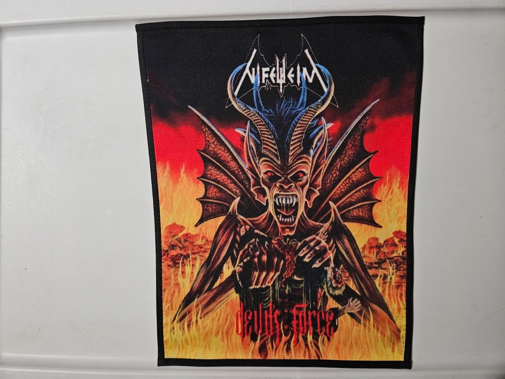 NIFELHEIM, DEVIL'S FORCE, SEW ON SUBLIMATED LARGE BACK PATCH