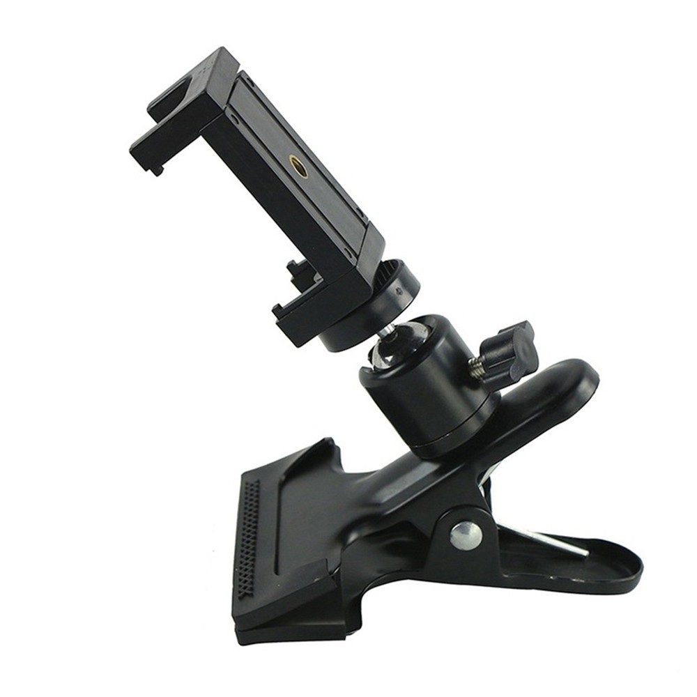 Multi-Function Tripod Camera Clip Clamp Flash Holder Mount with 360 Swivel head