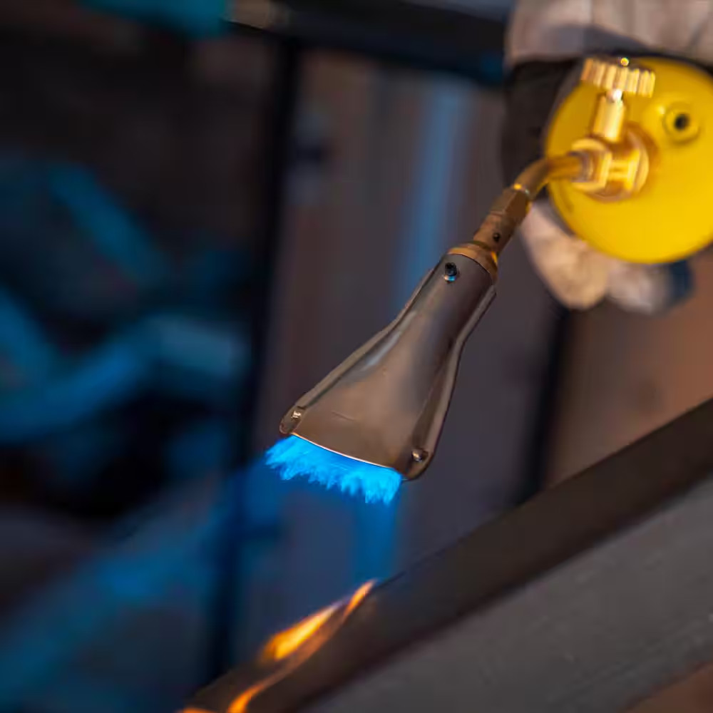 Multi-Torch Brass Interchangeable Flat Flame Burner Tip (Fuel Not Included)