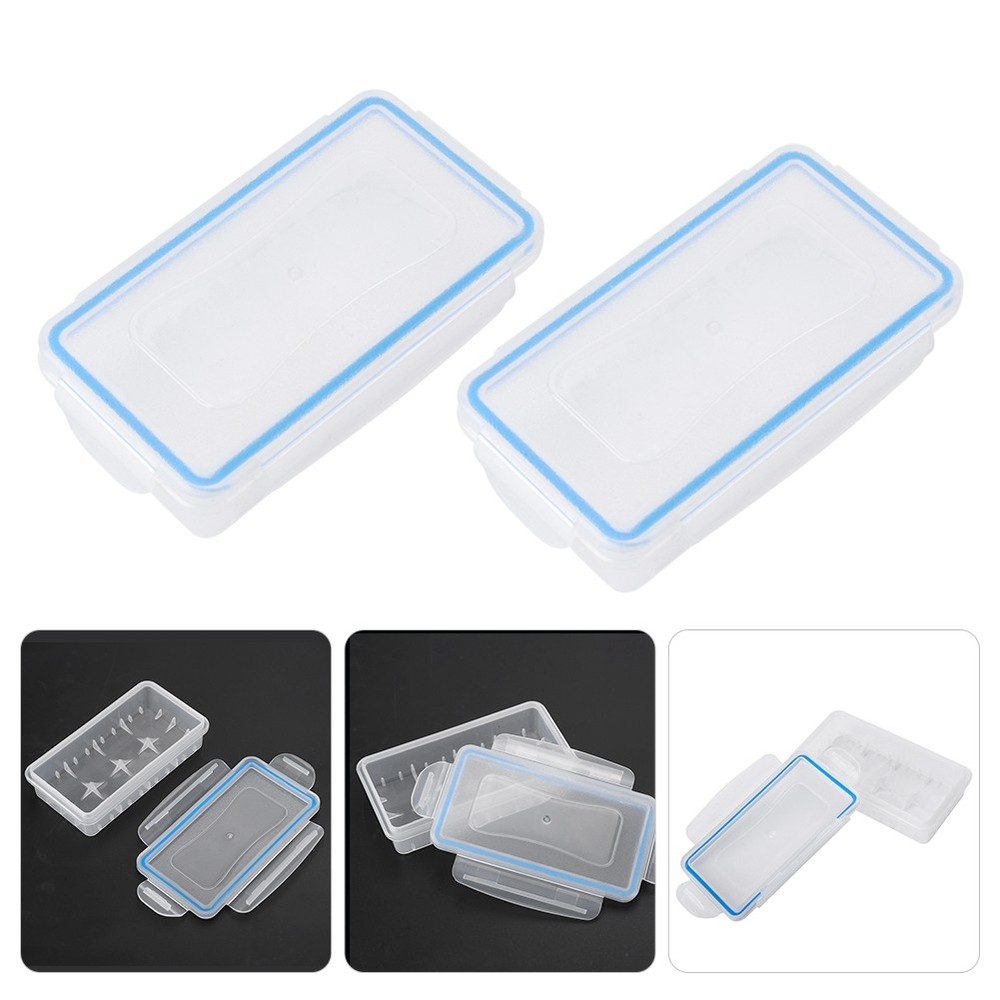 Waterproof 2PCS Battery Storage Box Case Holder For All Users Popular