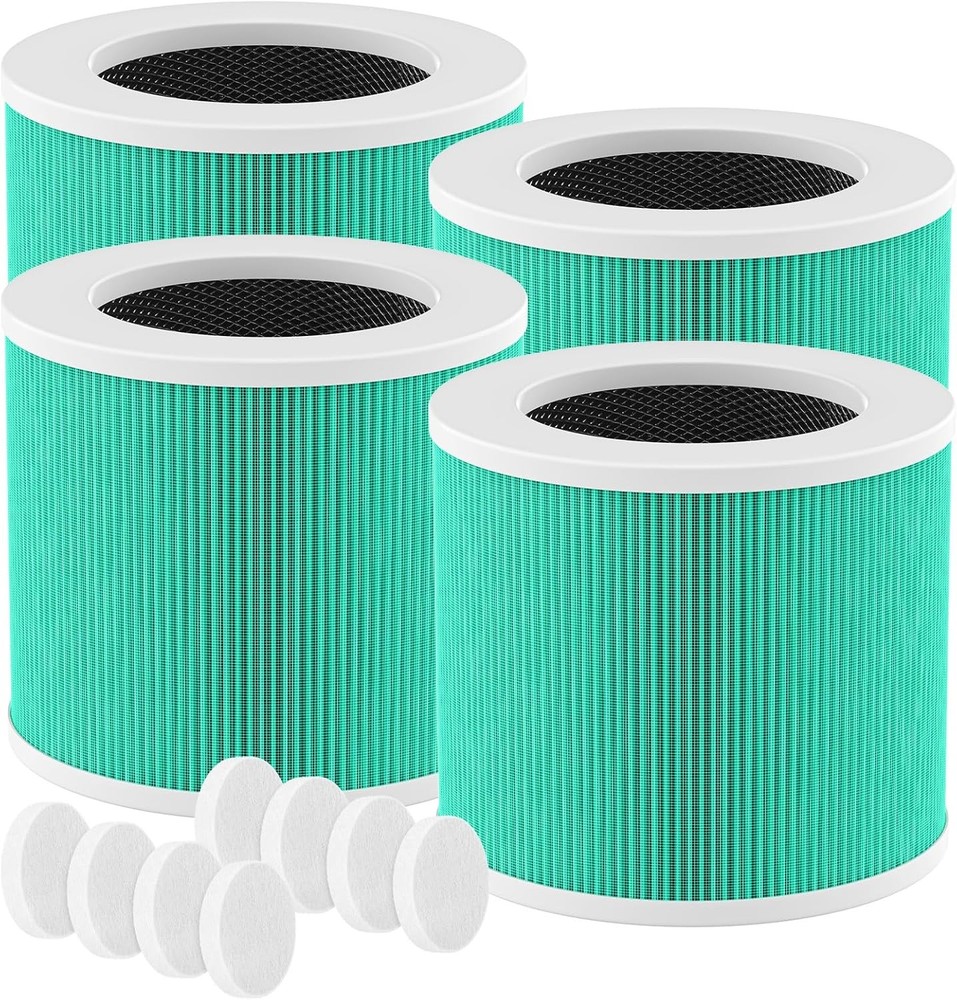 HY1800 Air Purifier Replacement Filter, Compatible with 4 Pack