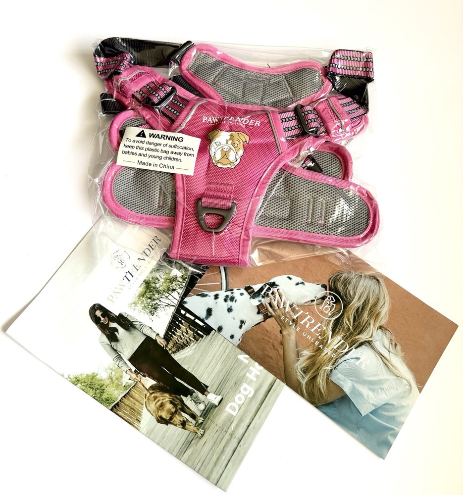 Pawtrender No Pull Dog Harness (Pink) (X Large)
